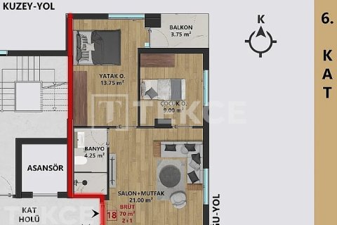 2+1 Wohnung in Antalya, Türkei Nr. 221168 - 15