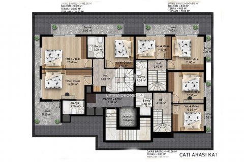 1+1 Wohnung in Kestel, Antalya, Türkei Nr. 90332 - 25