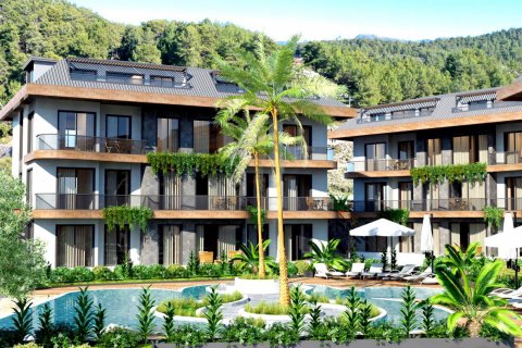 آپارتمان در  Alanya ، ترکیه 2 خوابه ، 87 متر مربع.  شماره 90333