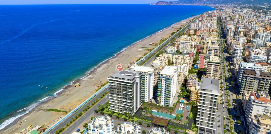 1+1 Lejlighed  i Alanya, Antalya, Tyrkiet Nr. 100629