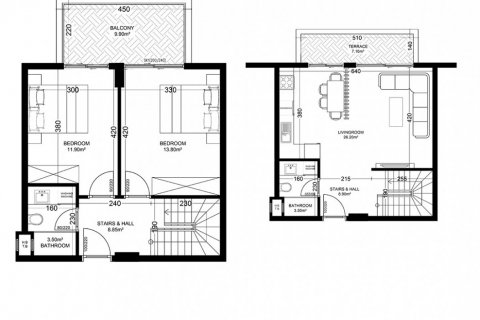 2+1 Penthouse in Yekta Golden Valley, Oba, Antalya, Turkey No. 101758