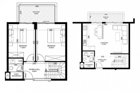 2+1 Penthouse in Yekta Golden Valley, Oba, Antalya, Turkey No. 101760