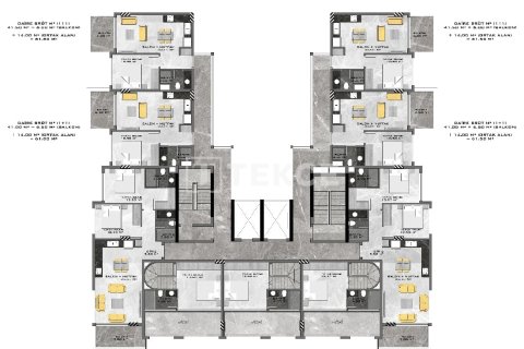 2+1 Lejlighed i Alanya, Antalya, Tyrkiet Nr. 44180 - 29