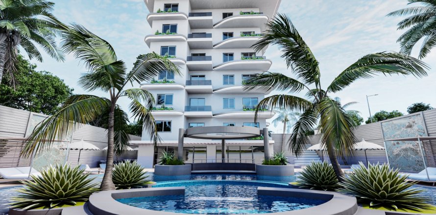 3+1 Lägenhet  i Gazipasa, Antalya, Turkiet Nr. 102743