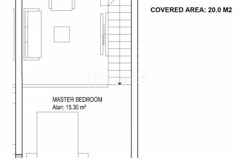 Penthouse for sale in Famagusta, Northern Cyprus, 1 bedroom, 93m2, No. 107897 – photo 9