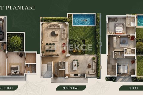 4+1 Villa  i Mersin, Tyrkiet Nr. 237599 - 22