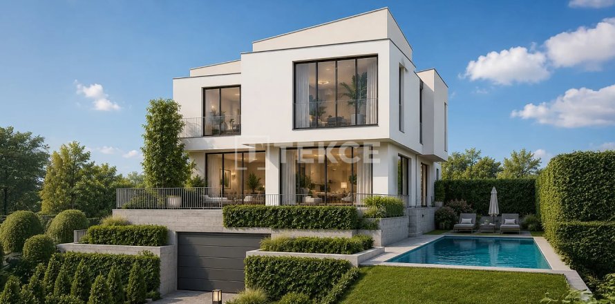 4+1 Villa  i Mersin, Tyrkiet Nr. 237599