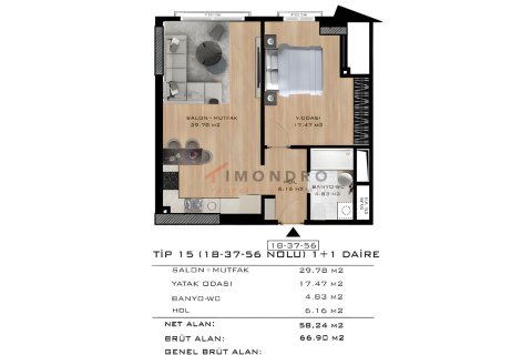 2+1 Leilighet i Istanbul, Tyrkia Nr. 212029 - 8