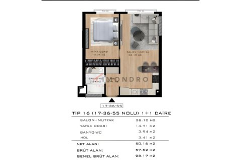 2+1 Leilighet i Istanbul, Tyrkia Nr. 212029 - 7