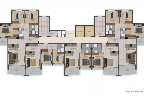 Lägenhet i Mersin, Turkiet Nr. 107566 - 24