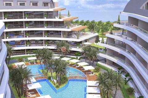 1+1 Lägenhet i Alanya, Antalya, Turkiet Nr. 100626 - 2