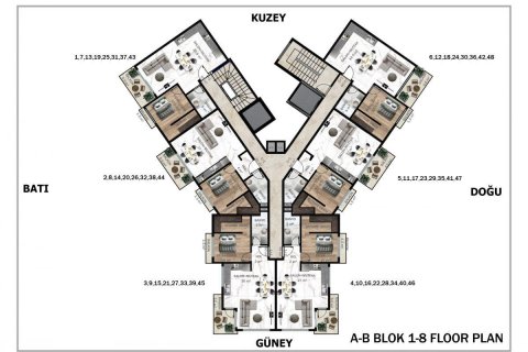 Dubleks daire Avsallar, Antalya, Türkiye №93446 - 10