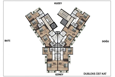 Dubleks daire Avsallar, Antalya, Türkiye №93446 - 11