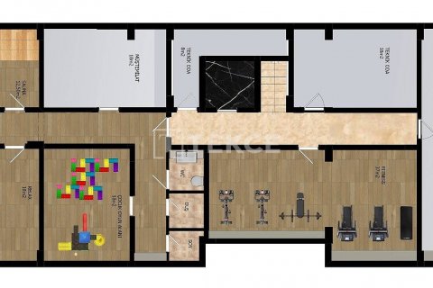 Продажа пентхауса в Аланье, Анталье, Турция 2+1, 135м2, №60282 – фото 3