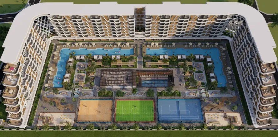 1+1 Lejlighed i Aksu, Antalya, Tyrkiet Nr. 220924