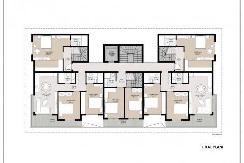Penthouse i Alanya, Antalya, Tyrkiet Nr. 94396 - 9