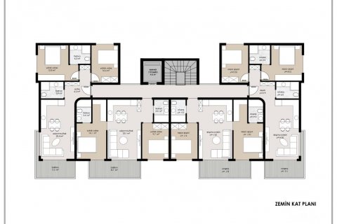 Penthouse i Alanya, Antalya, Tyrkiet Nr. 94396 - 8
