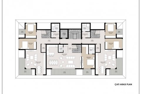 Penthouse i Alanya, Antalya, Tyrkiet Nr. 94396 - 10