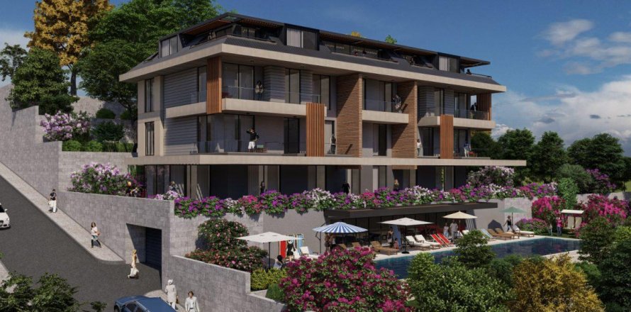 Penthouse i Alanya, Antalya, Tyrkiet Nr. 94396