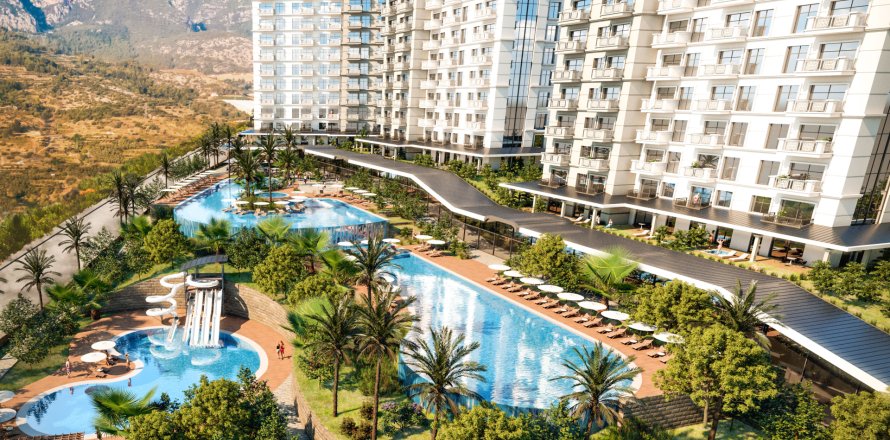 4+1 Lejlighed i Mahmutlar, Antalya, Tyrkiet Nr. 219065