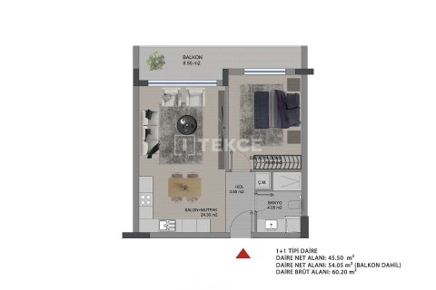 Apartment for sale  in Lefkosha, Northern Cyprus, 2 bedrooms, 91m2, No. 232288 – photo 26