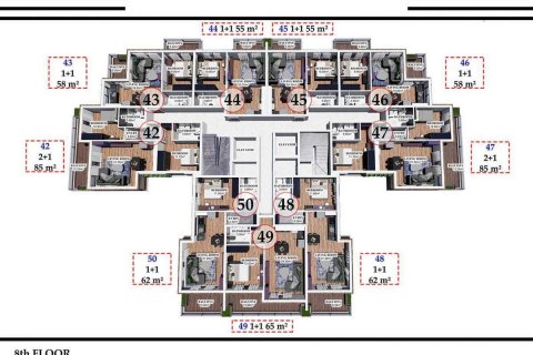 Apartment for sale  in Alanya, Antalya, Turkey, 85m2, No. 93843 – photo 20