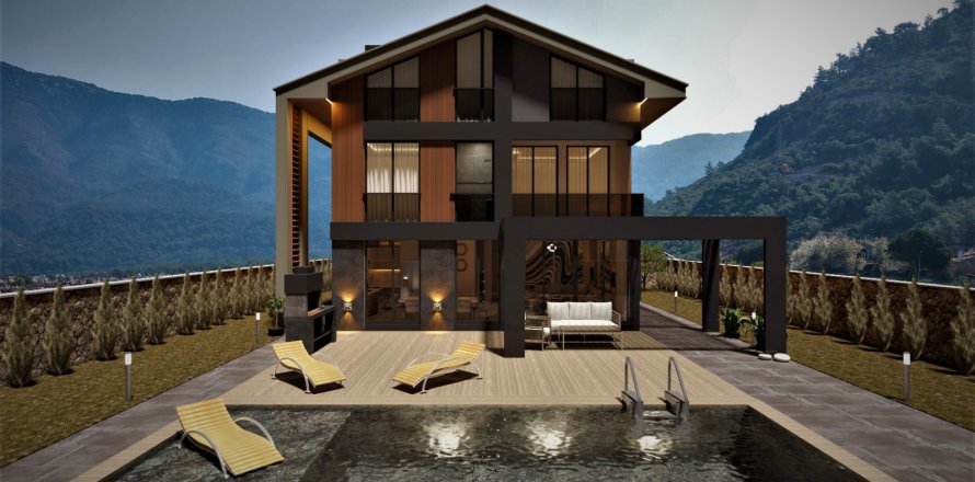 3+1 Villa  i Oludeniz, Mugla, Tyrkia Nr. 212696