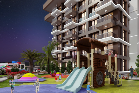 Daire  1+1  Gazipaşa, Antalya, Türkiye №107037