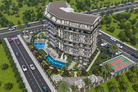 1+1 Lägenhet  i Gazipasa, Antalya, Turkiet Nr. 103277 - 3