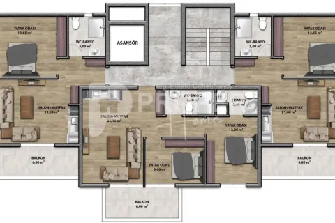 Leilighet  i Altintash, Antalya, Tyrkia Nr. 227935 - 15