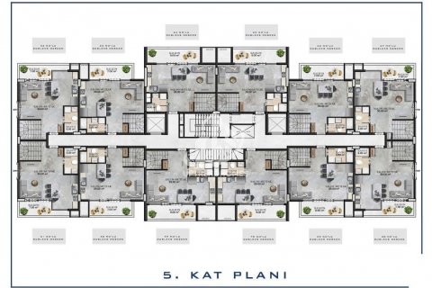 1+1 Wohnung in Gazipasa, Antalya, Türkei Nr. 103505 - 21