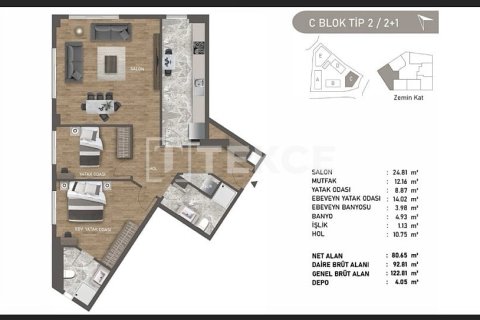 2+1 Lejlighed i Beykoz, Istanbul, Tyrkiet Nr. 220015 - 15