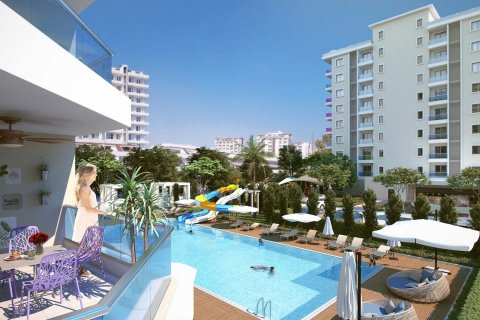 آپارتمان در در Perli Towers Alanya ، ترکیه 2 خوابه ، 103 متر مربع.  شماره 99771