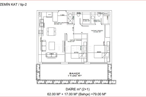 2+1 Wohnung in Aksu, Antalya, Türkei Nr. 100158 - 14