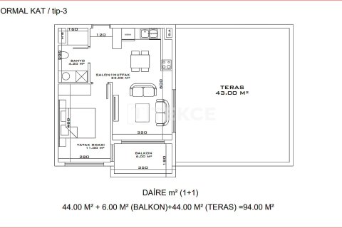 2+1 Wohnung in Aksu, Antalya, Türkei Nr. 100158 - 17