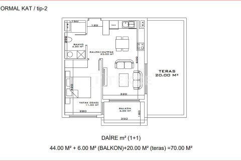 2+1 Wohnung in Aksu, Antalya, Türkei Nr. 100158 - 16