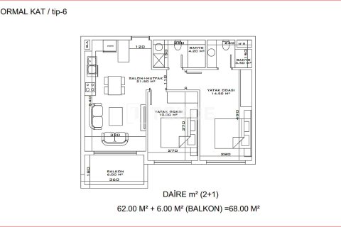 2+1 Wohnung in Aksu, Antalya, Türkei Nr. 100158 - 15