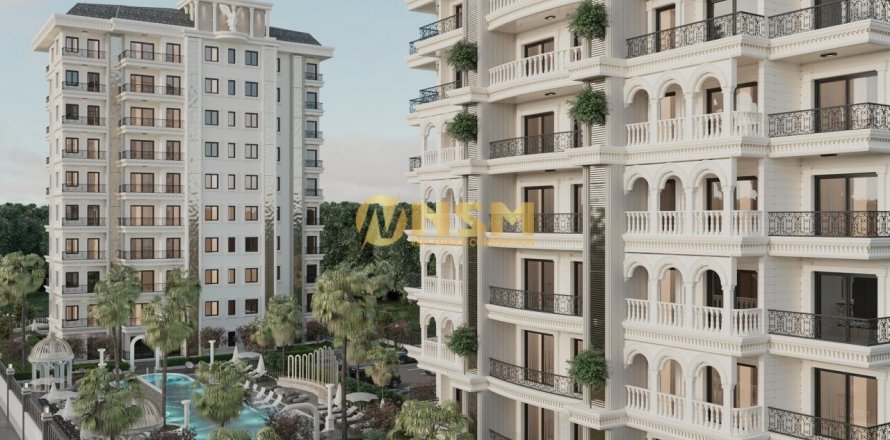 1+1 Leilighet  i Alanya, Antalya, Tyrkia Nr. 92341