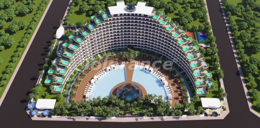 1+1 Lägenhet i Aksu, Antalya, Turkiet Nr. 139543