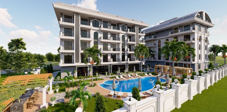 1+1 Leilighet i Alanya, Antalya, Tyrkia Nr. 211536