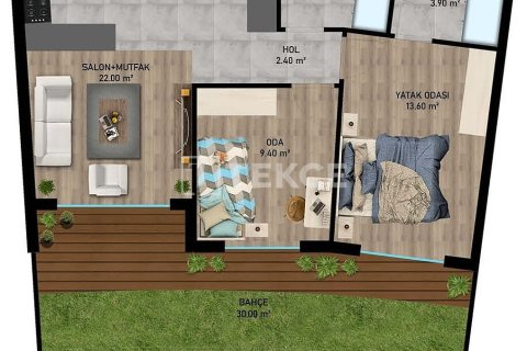 2+1 Lejlighed i Aksu, Antalya, Tyrkiet Nr. 215043 - 17