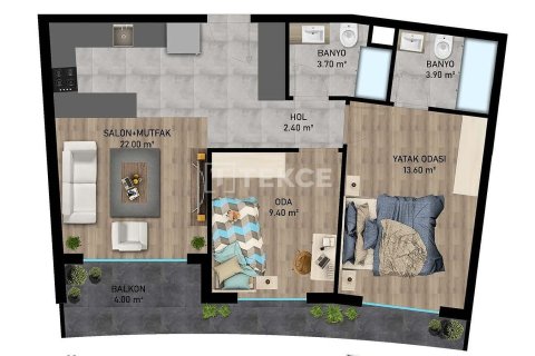 2+1 Lejlighed i Aksu, Antalya, Tyrkiet Nr. 215043 - 18
