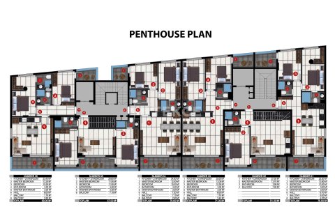 2+1 Wohnung in Alanya, Antalya, Türkei Nr. 213765 - 24