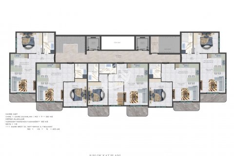 Daire  1+1  Konaklı, Antalya, Türkiye №87957 - 25