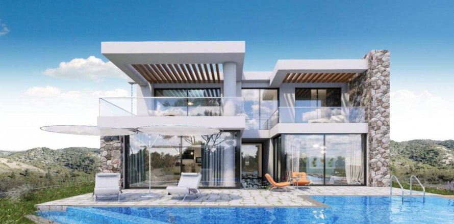 4+1 Villa in Deja Blue, Bahceli, Girne, Nr. 100068
