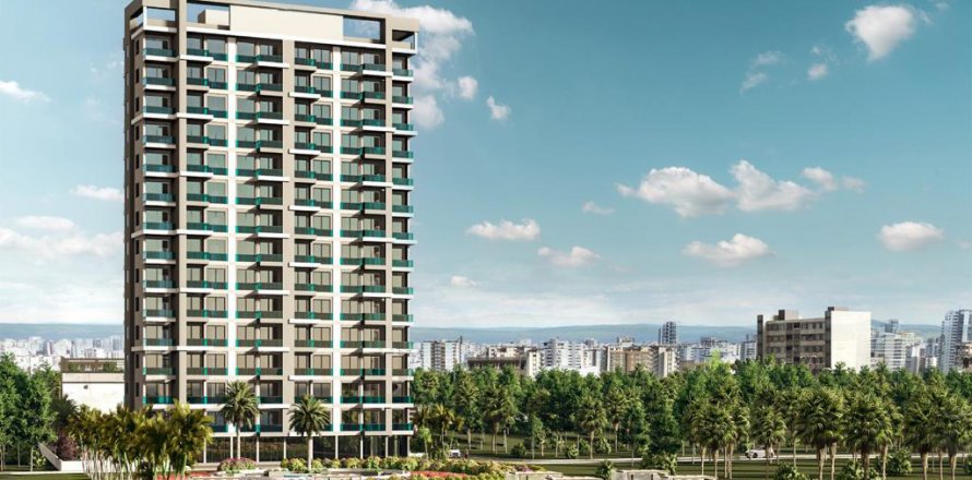 1+1 Leilighet  i Mersin, Tyrkia Nr. 101507