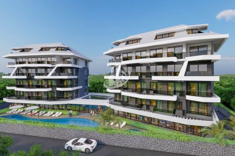 1+1 Lägenhet i Oba, Antalya, Turkiet Nr. 101512 - 3