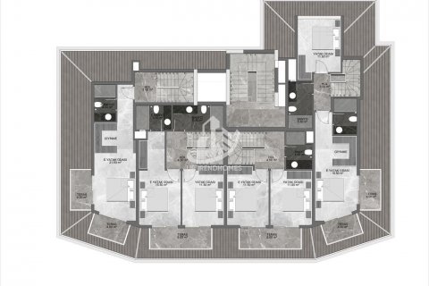 1+1 Lägenhet i Oba, Antalya, Turkiet Nr. 101512 - 30
