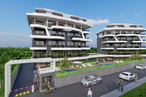 1+1 Lägenhet  i Oba, Antalya, Turkiet Nr. 101512