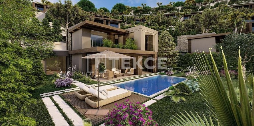 2+1 Villa i Bodrum, Mugla, Turkiet Nr. 212082